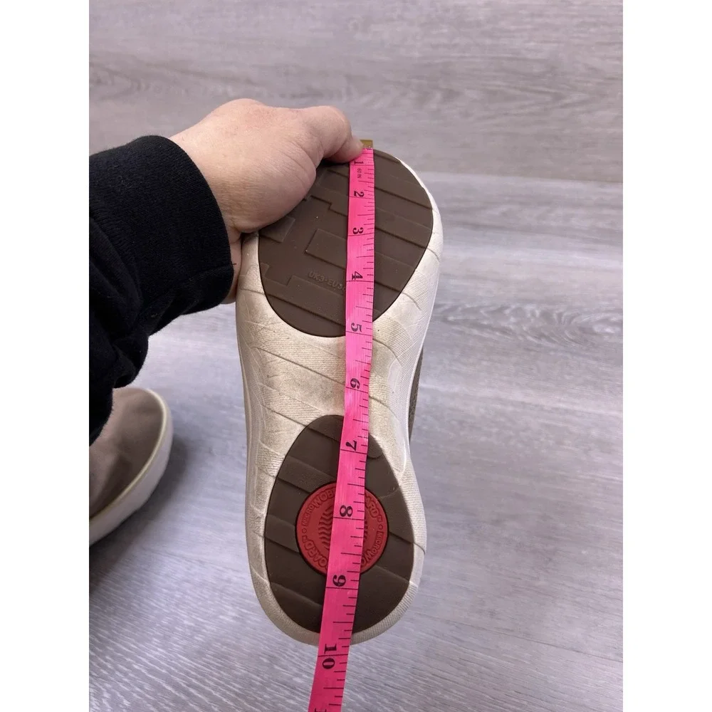 Fitflop Women's Sneakers Brown Fabric Orthopedic‎ Supportive Casual 5 Arch Shoes